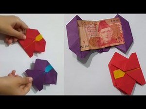 How To Make Paper Wallet Without Glue at Home | Origami Wallet Tutorial | Easy Paper Wallet