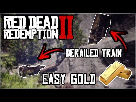 Red Dead Redemption 2 Derailed Train GOLD BARS - JEWELRY BAG PC/PS4/XBOX