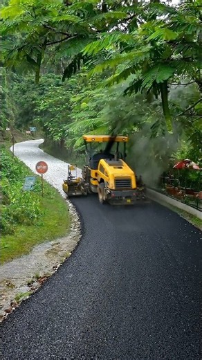 Satisfying AI Road Renovation Time-Lapse | Potholes to Perfect Asphalt 🚧 #Shorts