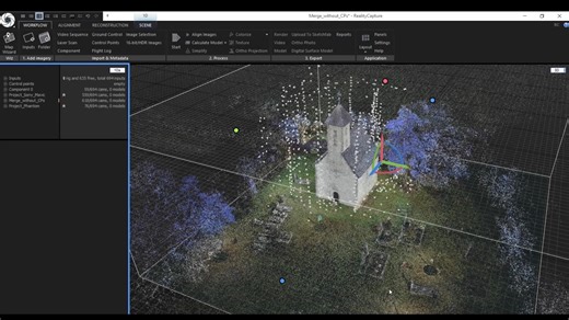 【中配】如何在RealityCapture中将无人机图像与地面激光扫描合并