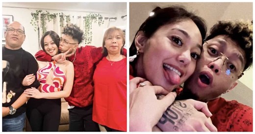 Videos and photos of Skusta Clee celebrating Christmas with Ava Mendez go viral