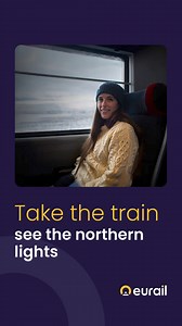 With a Eurail Pass, you can travel by train to the Arctic Circle and chase the magic of the northern lights. | Eurail | Facebook