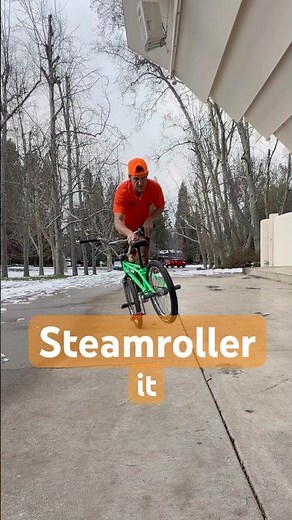 Steamroller 101 🚲 Master This Fundamental BMX Flatland Trick! #tutorial #bmxtricks #flatland
