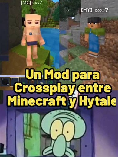 Mod de CROSSPLAY para Minecraft y Hytale
