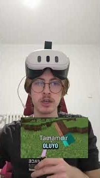 Minecraft vr nasıl oynanır ? #türkgamer #minecraft #vr #minecraftvr #eğlence #keşfet