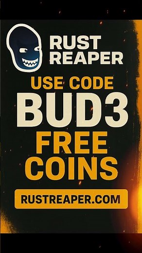 RustReaper Promo Code BUD3 – Get Free Balance Now RustReaper Code 2025 #rustreaper #rustgambling