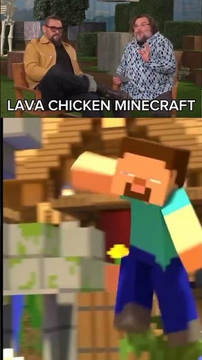 Jack Black Sings the Lava Chicken Song 🐔🔥 | Minecraft Movie Moment