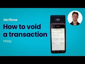 How to void a transaction | Verifone T650p All-in-one solution (UK)