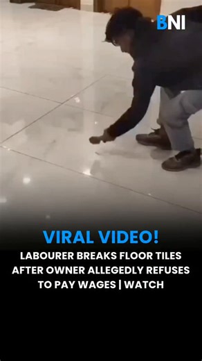 Business News India on Instagram: "After completing their work, a group of workers were allegedly not paid the amount promised to them. Despite finishing the job and repeatedly asking for their dues, the payment never came. Frustration slowly turned into anger. In a fit of rage, the workers reportedly returned to the house and damaged it by breaking all the floor tiles. What was once a finished home quickly became a site of heavy loss and chaos. The damage caused not only financial loss but also