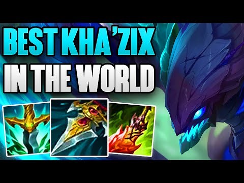 RANK 1 KHA'ZIX IN THE WORLD INSANE CHALLENGER JUNGLE GAMEPLAY! | CHALLENGER KHA'ZIX JUNGLE | 13.7