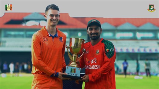 THE PRIZE IS HERE! THE BATTLE FOR GLORY BEGINS TOMORROW. Dutch-Bangla Bank Bangladesh VS Netherlands T20I Cricket Series 2025 #bangladeshcricket #cricket #BANVSNED #T20I #bangladesh #bdcricket #bdtigers #Tigers #BCB #BangladeshTigers #BangladeshCricketers #CricketBangladesh #CricketLovers #CricketFans #RiseOfTheTigers #TigersInAction #CricketLife #Netherlands #BangladeshVSNetherlands | Bangladesh Cricket : The Tigers