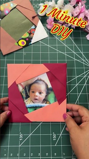 DIY Paper Photo Frame | Quick & Cute Craft