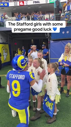 A #Stafford family game day tradition 🥹 #nflfootball #girldad #rams | matthew stafford