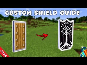 Changing the Normal Shield into a Custom Shield in Minecraft! (Easy Tutorial)