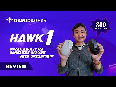 PinakaSULIT na below 1k Wireless Mouse? Garuda Gear Hawk 1 Review (Tagalog)