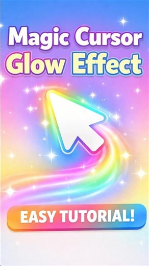 Magic Cursor Glow Effect in jQuery | Modern UI Animation #coding #shorts