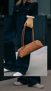 Seen on the streets of NYFW: Bags of all sorts in rich, textural suede. Shop our favorites from TOTEME, Stella McCartney, Alaia and more. | Neiman Marcus