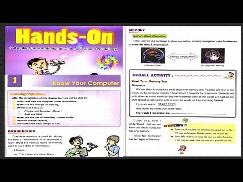 3, Know Your Computer Class-5 DAV / DAV Class-5 Computer 1st Chapter @ Sikshapur