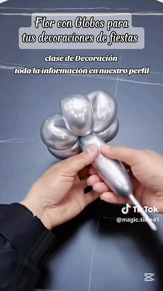 Cómo hacer una Flor con Globos: Decoración fácil