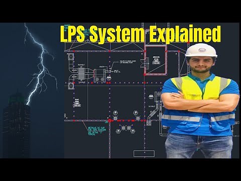 Lightning Protection System (LPS) Design in AutoCAD - Things You Must Consider in a Roof Plan