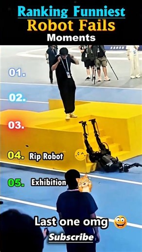 Ranking Funniest Robot Fails moments😂 |Try Not To Laugh Challenge #shorts#viral#rankingvideos