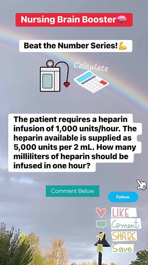 20K views · 54 reactions | Nursing Brain Booster! Beat the Number Series! Question 2! #nclex #nclexreview #nclexstudying #nursing #nursinglife #nclexprep #nclextips #usrn #nclextopics #fbreels23 | ACE NCLEX | Facebook