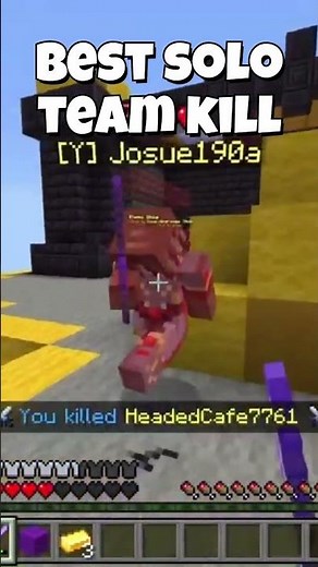 Minecraft Bedwars Moment 1