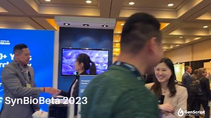 Are you ready for Day 2 at #SynBioBeta2023? 🎇 We're thrilled to invite you to visit us at Booth #59! Discover how our cutting-edge technology can facilitate your synthetic biology research! 🧬 | GenScript