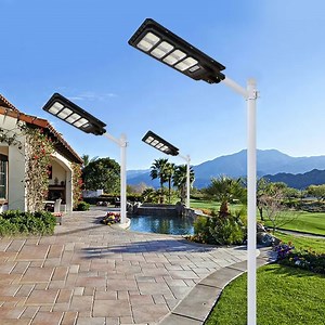 [Hot Item] LED Solar Power Street Light Motion Sensor IP65 Waterproof Integrated Lithium Battery Path Light Outdoor Yard Solar Street Light