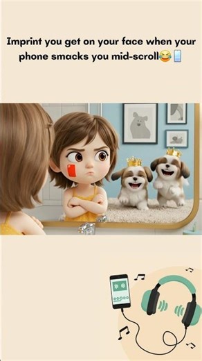 💥The Phone Slap 👋🏻 #phone #comedy #funny #animation #cutegirl #puppy #cartoon #memes #funnymemes