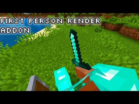 NEW REALISTIC FIRST PERSON ADDON FOR MCPE 1.21.100+