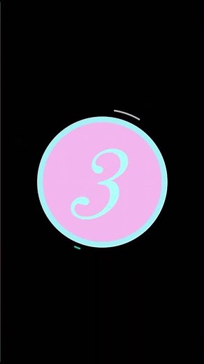 (無料動画素材) スマホ縦用 カウントダウン 5秒 音あり #shorts