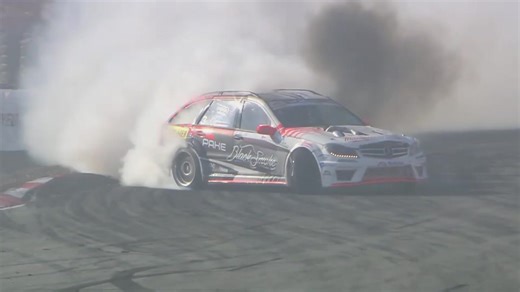 Diesel Powered Mercedes Wagon Drifting by Timo Poltola