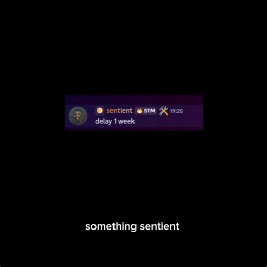 sentient has delay the update for 1 week.(Strange bathtub war)