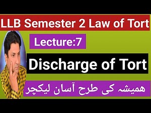 LLB Semester 2 Law of Tort| Discharge of Torts| How is Tortious Liability ended? |