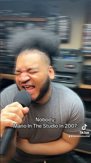 R&B Singer Mario In The Studio In 2007