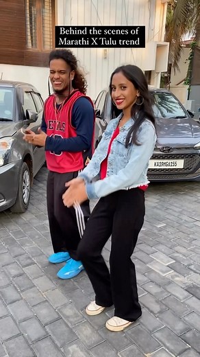262K views · 2.1K reactions | Behind the scenes of Marathi X Tulu madime trend ! . . . . Shot - @sum.ith . . . . Location- @flow.mangalore . . . . . . #kaushiksuvarna #kushishetty | Kaushik Suvarna | Facebook
