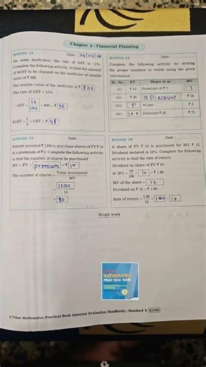 mathematics practical book section 1: home assignment part 1 chapter no 1,2,3,4,5,6#gayatri