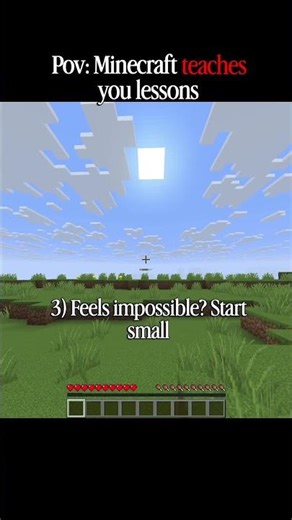 Minecraft Lesson Moment🥀 #minecraft #shorts