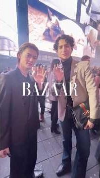 Hayato Sano from M!LK and kemio attend Gucci's latest Cruise fashion show in New York🗽🎷