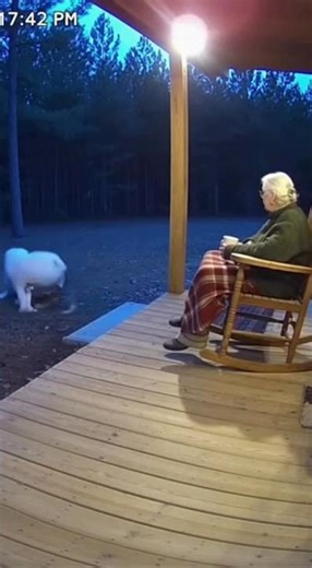 Hero Dog Takes On Mountain Lion to Save Elderly Owner! #GreatPyrenees #WildLife #CCTV