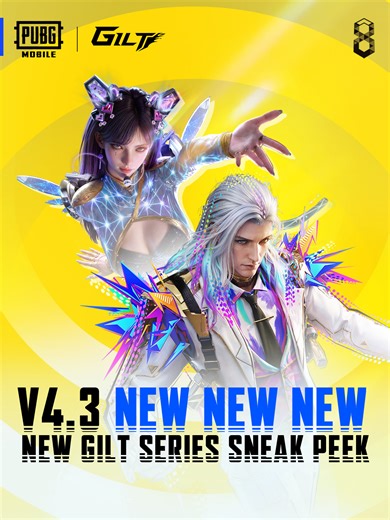 Upcoming V4.3 Outfit Sneak Peek! First reveal of upcoming Gilt Sets! Dimensional Diva Set is equipped with transparent holographic material and paired with a matching advanced upgradable AKM. Multiverse Detective Set has two otherworldly forms with distinct colors, materials, and effects, paired with a matching advanced upgradable AMR. Which feature is your favorite? Leave your comments! Download Now:https://pubgmobile.go.link/SETSPREHEAT430 #SETSPREHEATA430 #PUBGMSETS430 #PUBGMOBILE #PUBGMSETS