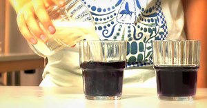 Unterscheide Säuren und Laugen mit Hilfe von Rotkohlsaft