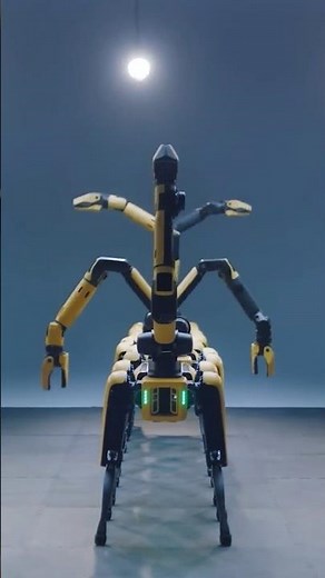 Spot Dance to BTS 👍 #shortswithzita #bostondynamics #spot #bts #robot #spotdog #dancingrobot #tech