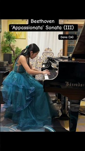 Dana Zhang (14) Beethoven Sonata No.23 ‘Appassionata’ (III) #piano #beethoven #beethovensonata