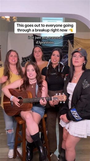 SEASONAL DEPRESS!ON IS OUT NOWWW 🩵🥶 #cimorelli #singing #singer #newmusic | Cimorelli