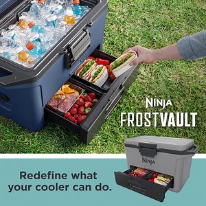 13K views · 723 reactions | This summer, keep your food cold and dry (with plenty of room for drinks). Get the all new Ninja FrostVault™ Cooler before summer's over. | Ninja Kitchen | Facebook