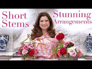 Two Easy Floral Arrangements Made with Short-Stemmed Garden Flowers