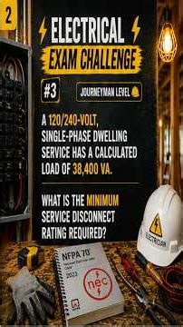 Electrical journeyman prep question. 9 out of 10 get this one wrong. Heres some help! #electrical