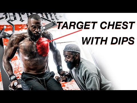 Dip Variation To Target Chest | Minimize Front Delt Involvement |